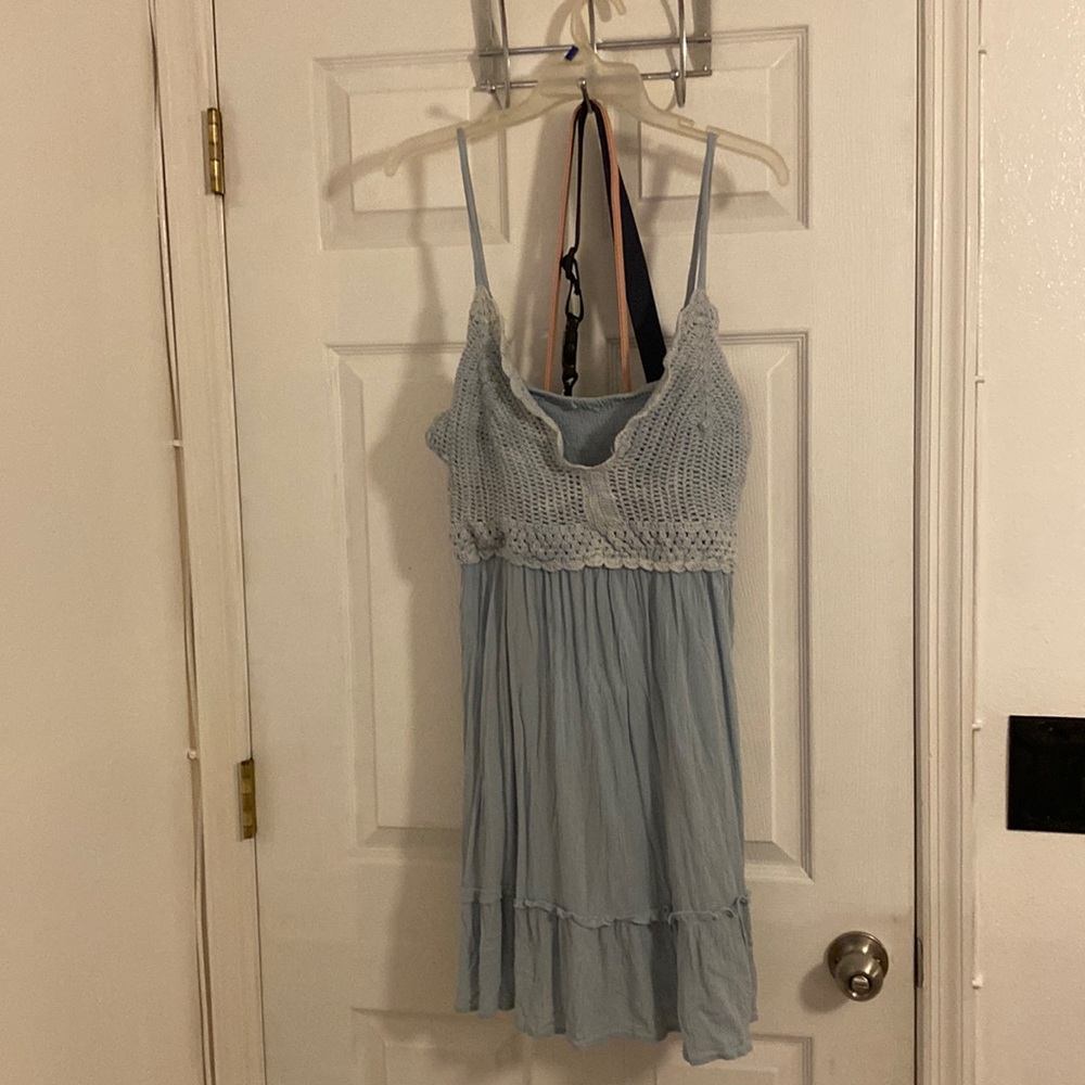 Blue dress